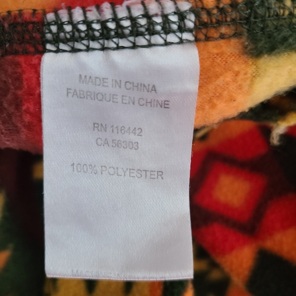 Southwest Pattern Fleece Hooded Sweater - Picture 14 of 15